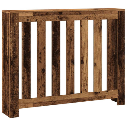 Radiator Cover Old Wood 104x20x82 cm Engineered Wood