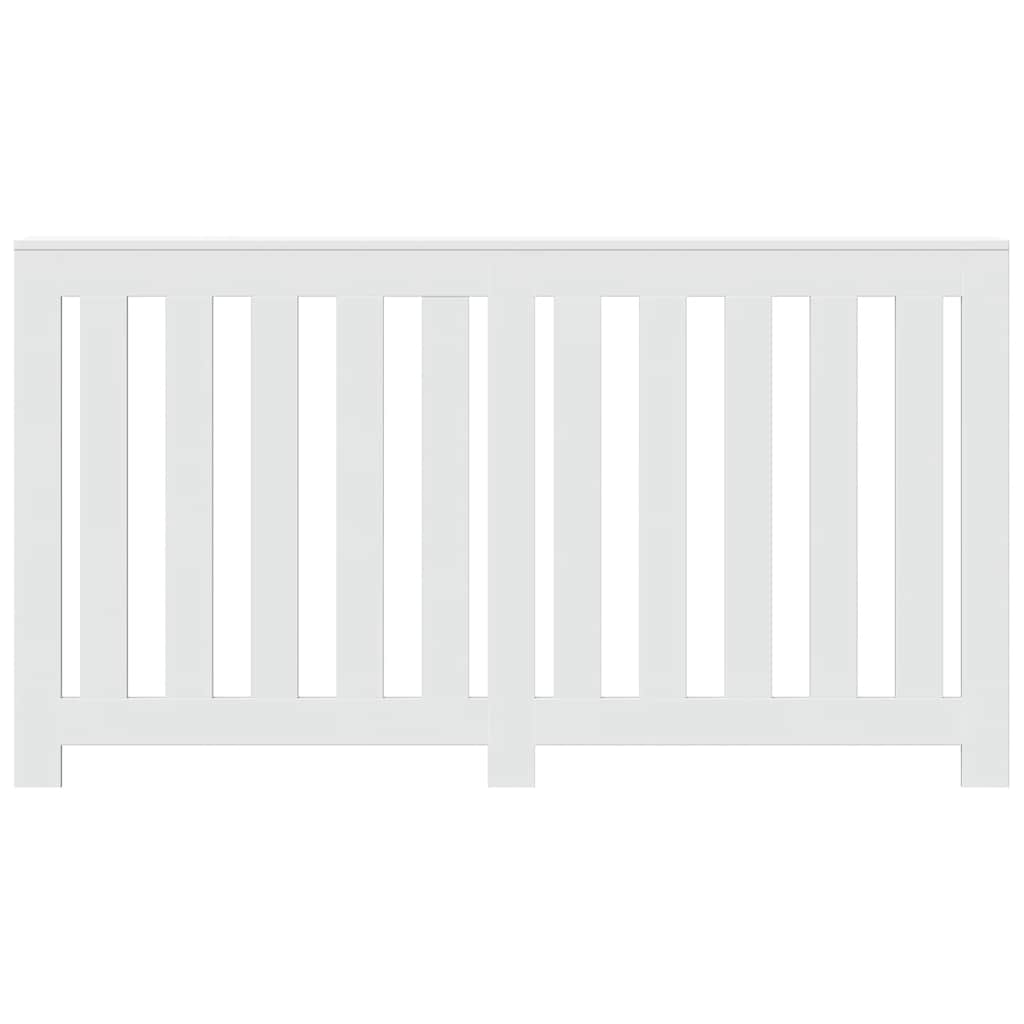 Radiator Cover White 149 x 20 x 82 cm Engineered Wood