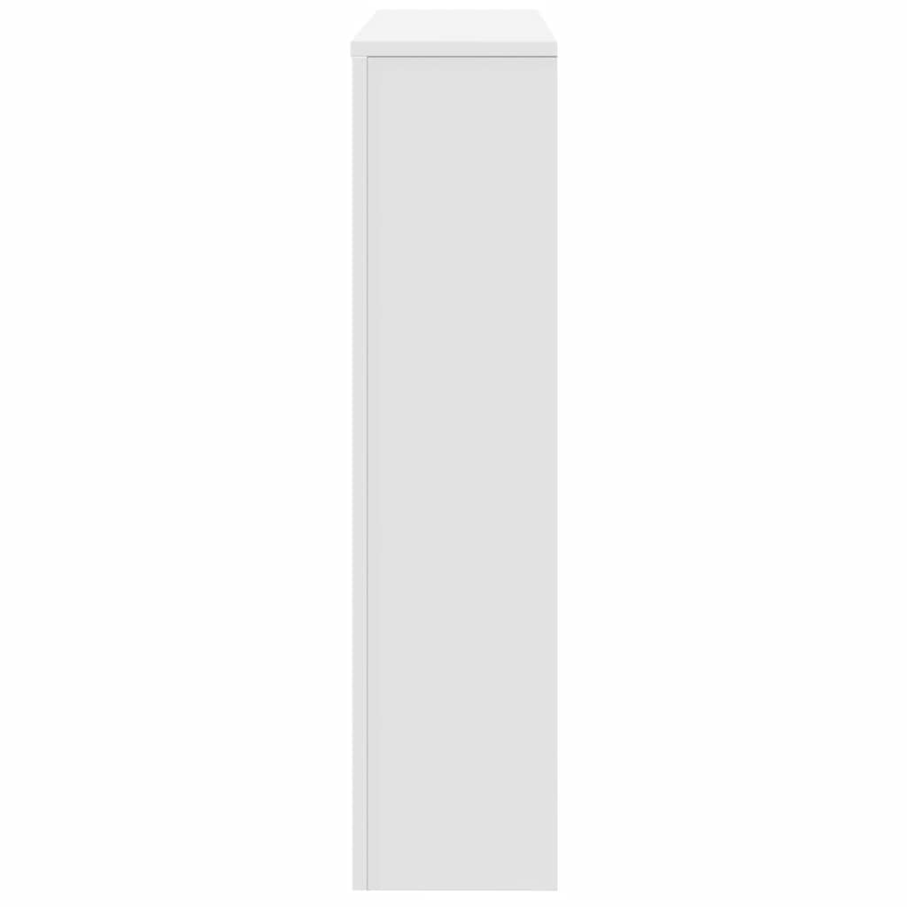 Radiator Cover White 149 x 20 x 82 cm Engineered Wood