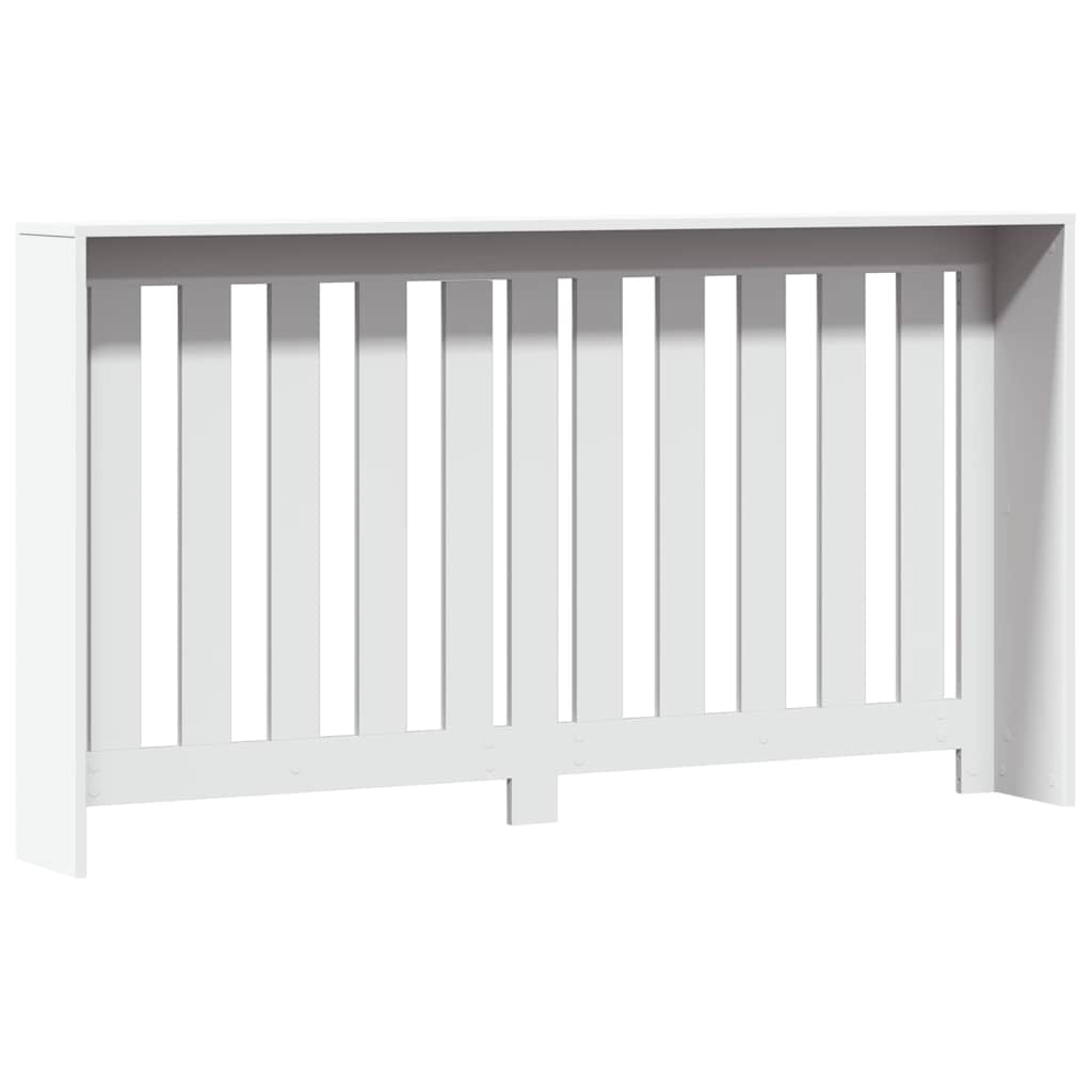 Radiator Cover White 149 x 20 x 82 cm Engineered Wood