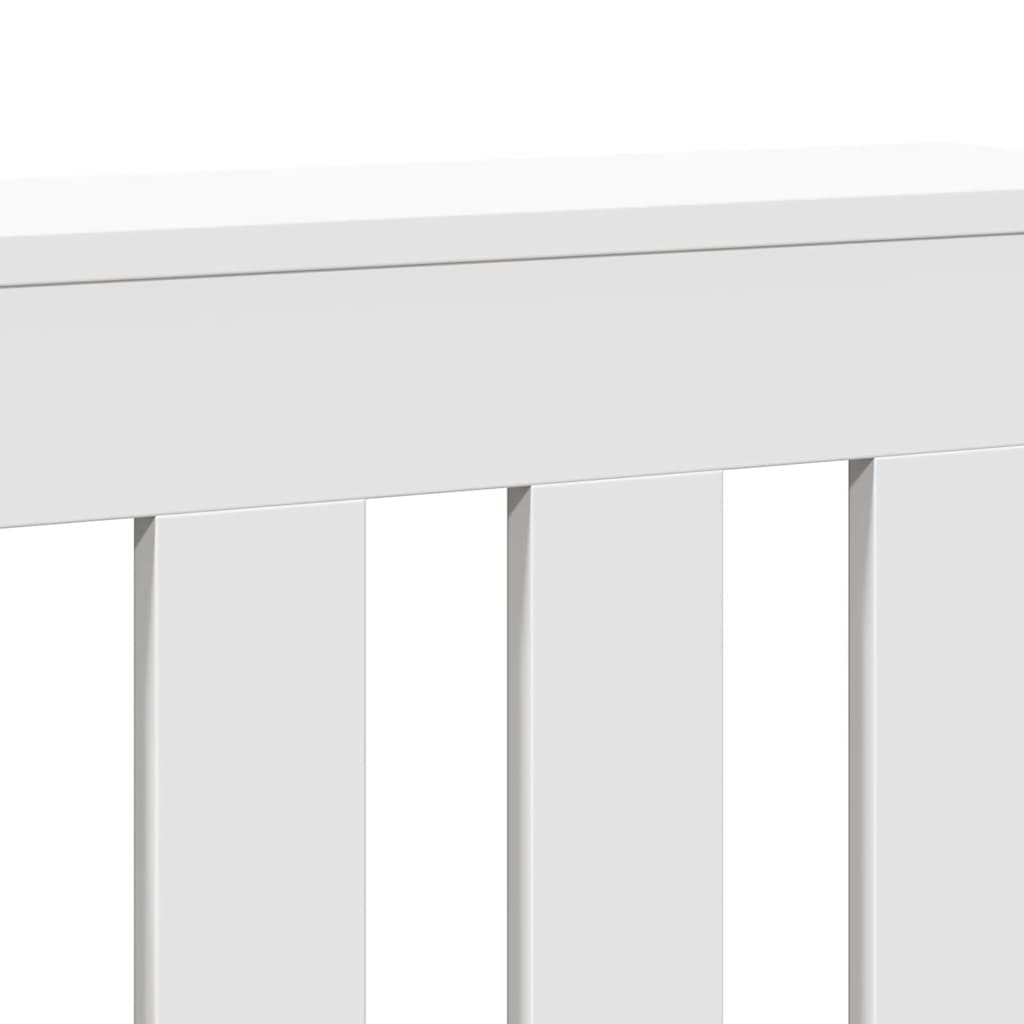 Radiator Cover White 149 x 20 x 82 cm Engineered Wood