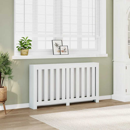 Radiator Cover White 149 x 20 x 82 cm Engineered Wood