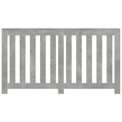 Radiator Cover Concrete Grey 149 x 20 x 82 cm Engineered Wood
