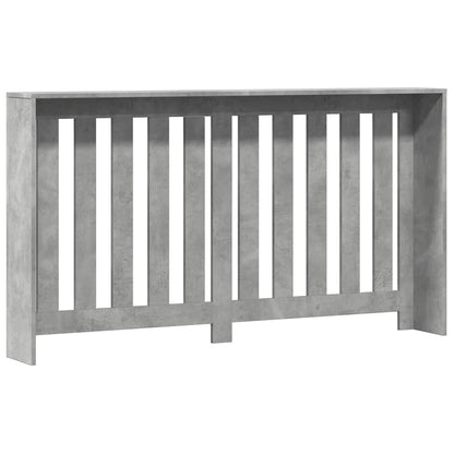 Radiator Cover Concrete Grey 149 x 20 x 82 cm Engineered Wood