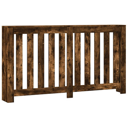 Radiator Cover Smoked Oak 149 x 20 x 82 cm Engineered Wood