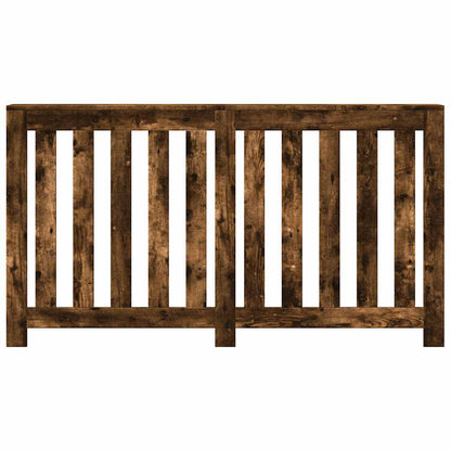 Radiator Cover Smoked Oak 149 x 20 x 82 cm Engineered Wood