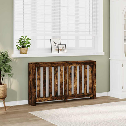 Radiator Cover Smoked Oak 149 x 20 x 82 cm Engineered Wood