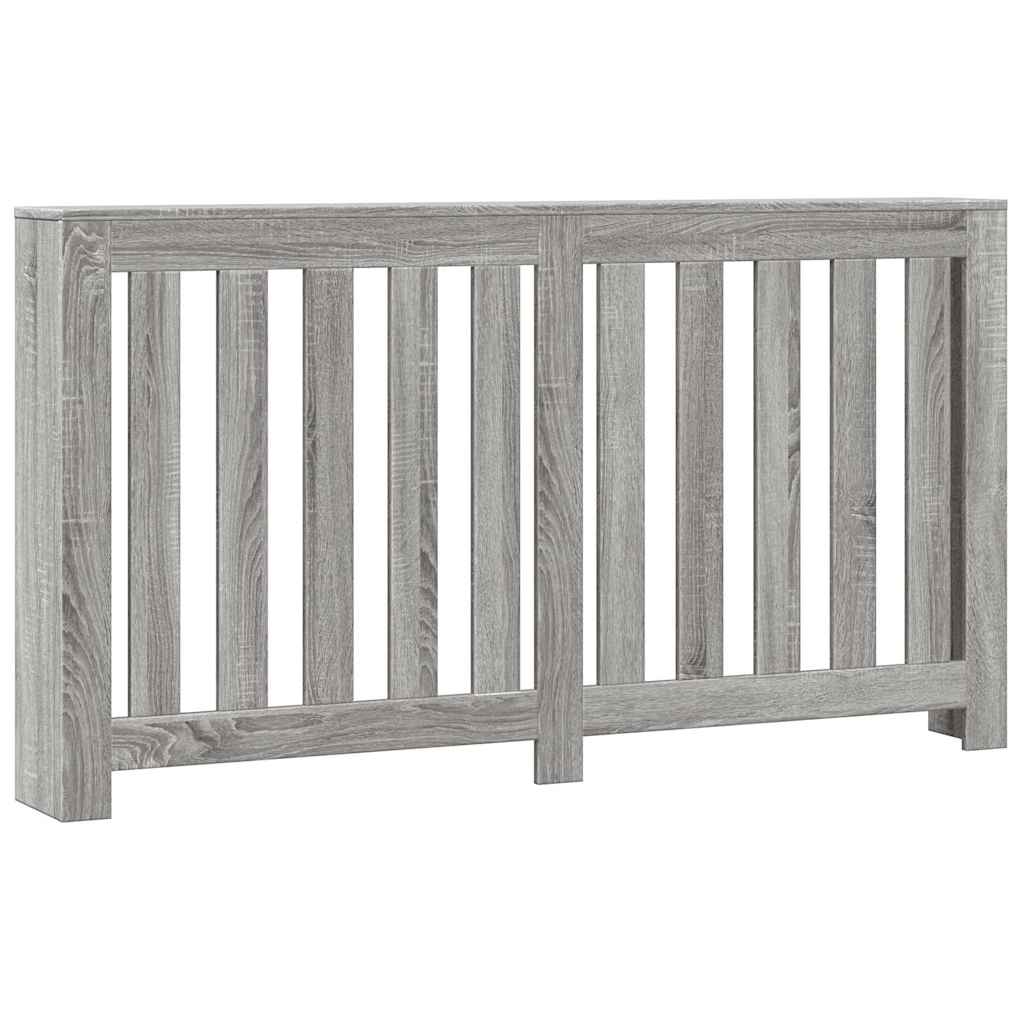 Radiator Cover Grey Sonoma 149 x 20 x 82 cm Engineered Wood