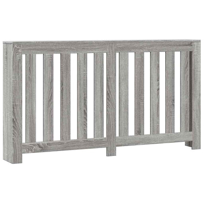 Radiator Cover Grey Sonoma 149 x 20 x 82 cm Engineered Wood
