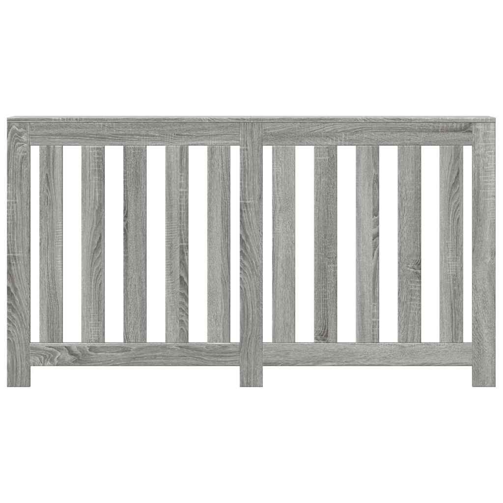 Radiator Cover Grey Sonoma 149 x 20 x 82 cm Engineered Wood