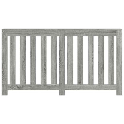 Radiator Cover Grey Sonoma 149 x 20 x 82 cm Engineered Wood