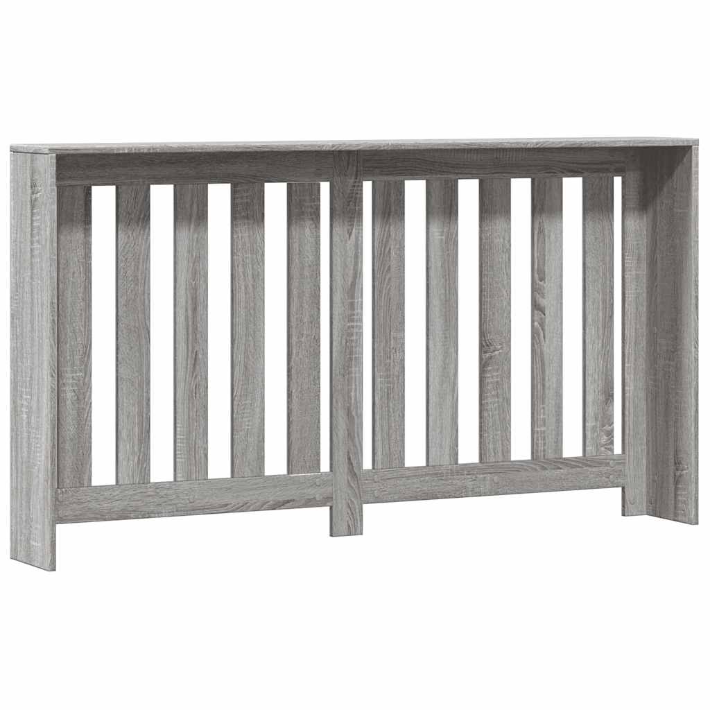 Radiator Cover Grey Sonoma 149 x 20 x 82 cm Engineered Wood