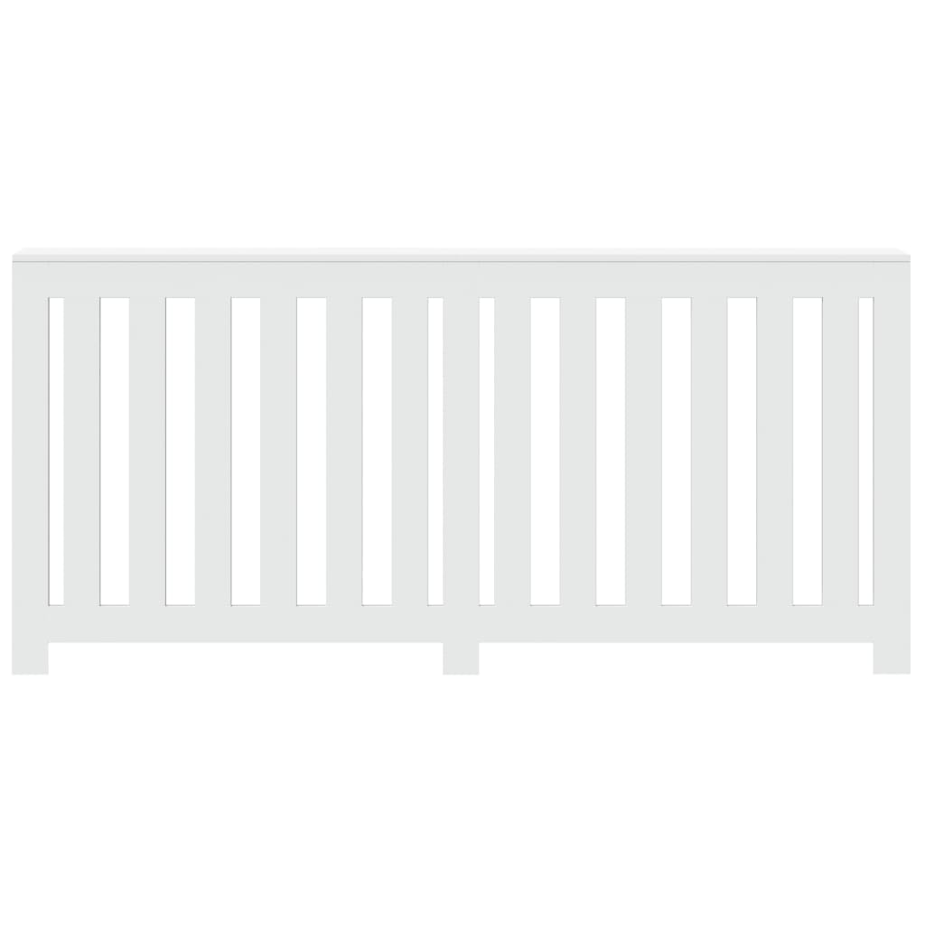 Radiator Cover White 175 x 20 x 82 cm Engineered Wood