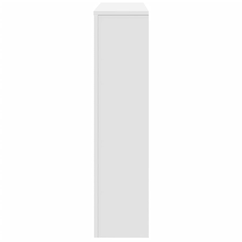 Radiator Cover White 175 x 20 x 82 cm Engineered Wood