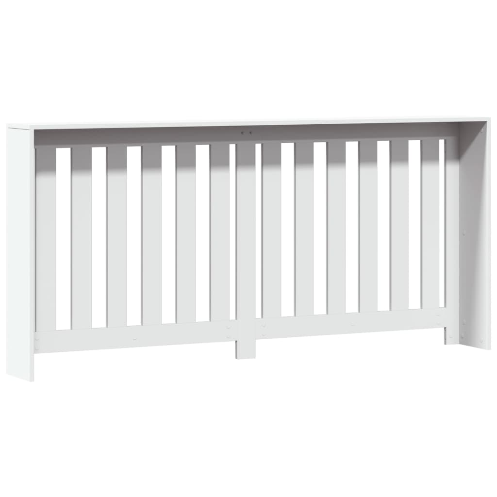 Radiator Cover White 175 x 20 x 82 cm Engineered Wood