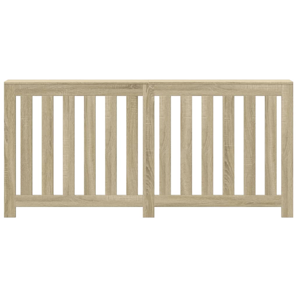 Radiator Cover Sonoma Oak 175 x 20 x 82 cm Engineered Wood