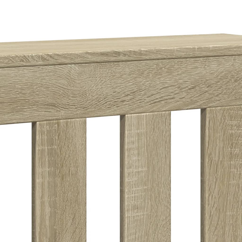 Radiator Cover Sonoma Oak 175 x 20 x 82 cm Engineered Wood