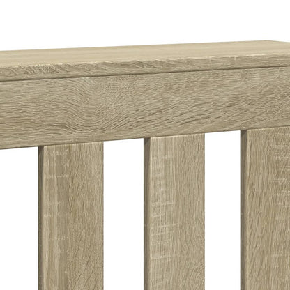 Radiator Cover Sonoma Oak 175 x 20 x 82 cm Engineered Wood