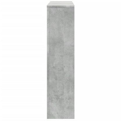 Radiator Cover Concrete Grey 175 x 20 x 82 cm Engineered Wood
