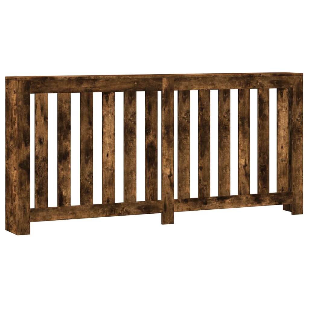 Radiator Cover Smoked Oak 175 x 20 x 82 cm Engineered Wood