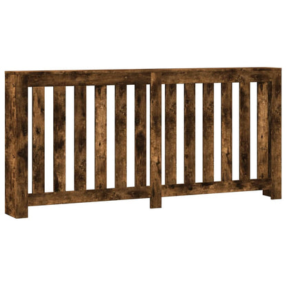 Radiator Cover Smoked Oak 175 x 20 x 82 cm Engineered Wood