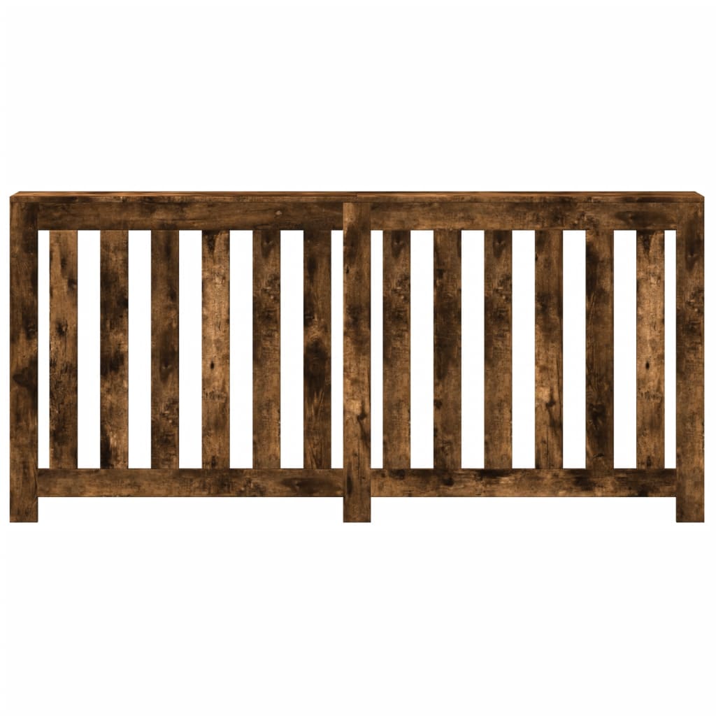 Radiator Cover Smoked Oak 175 x 20 x 82 cm Engineered Wood