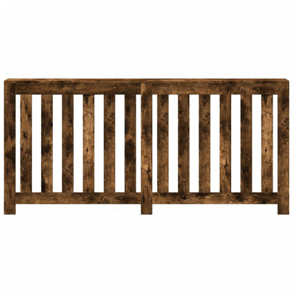 Radiator Cover Smoked Oak 175 x 20 x 82 cm Engineered Wood