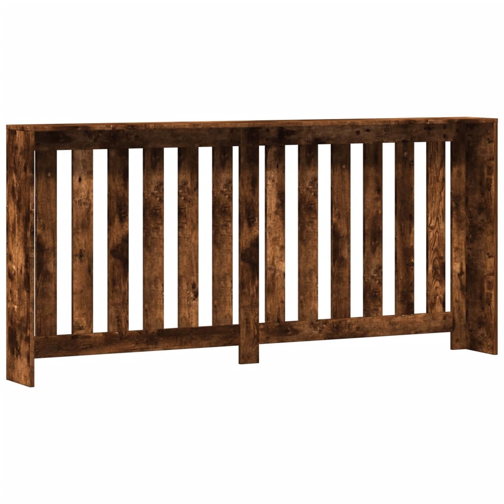 Radiator Cover Smoked Oak 175 x 20 x 82 cm Engineered Wood