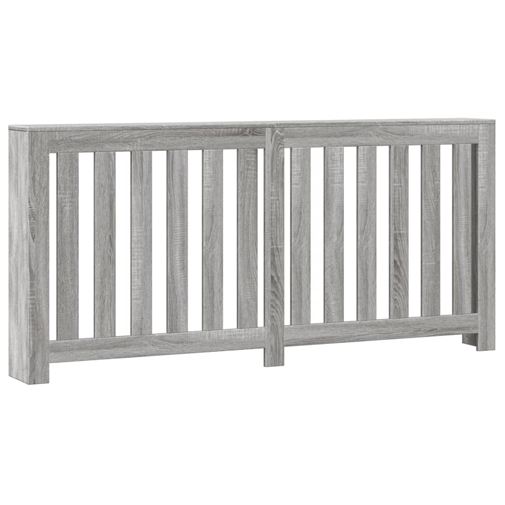 Radiator Cover Grey Sonoma 175 x 20 x 82 cm Engineered Wood