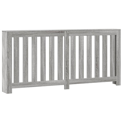 Radiator Cover Grey Sonoma 175 x 20 x 82 cm Engineered Wood