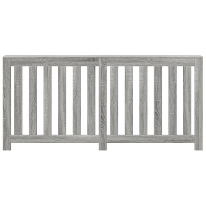 Radiator Cover Grey Sonoma 175 x 20 x 82 cm Engineered Wood