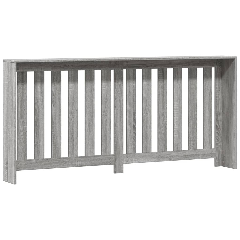 Radiator Cover Grey Sonoma 175 x 20 x 82 cm Engineered Wood