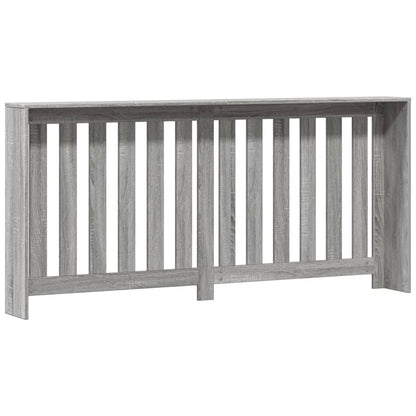 Radiator Cover Grey Sonoma 175 x 20 x 82 cm Engineered Wood