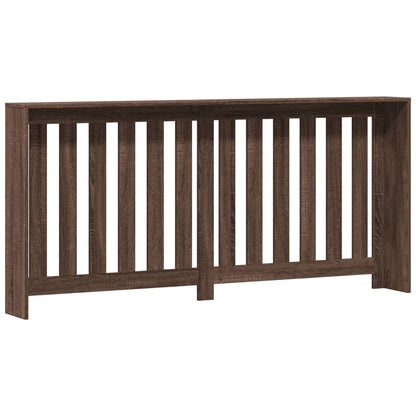 Radiator Cover Brown Oak 175x20x82 cm Engineered Wood