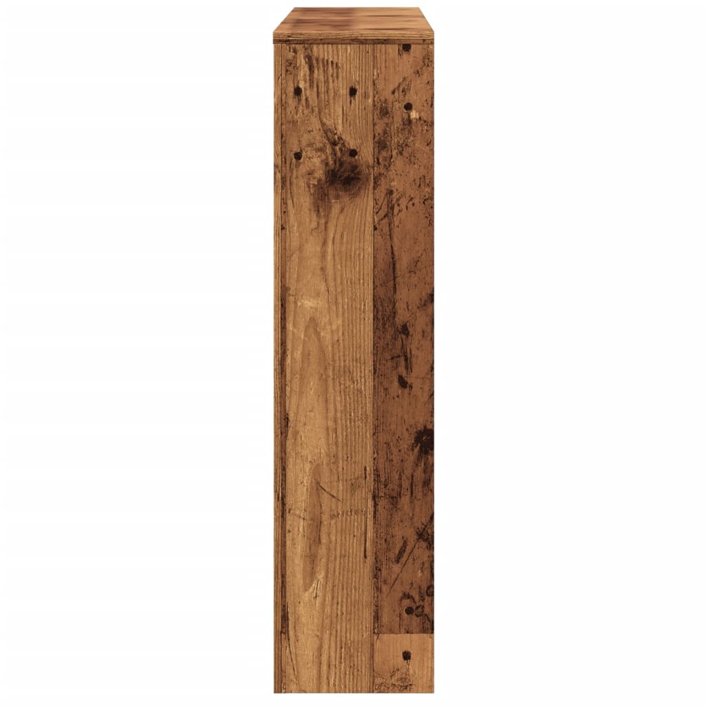 Radiator Cover Old Wood 175x20x82 cm Engineered Wood