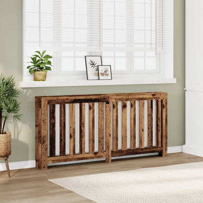 Radiator Cover Old Wood 175x20x82 cm Engineered Wood