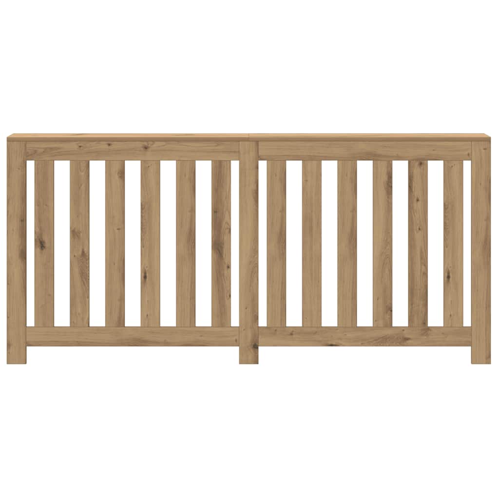 Radiator Cover Artisian Oak 175x20x82 cm Engineered Wood