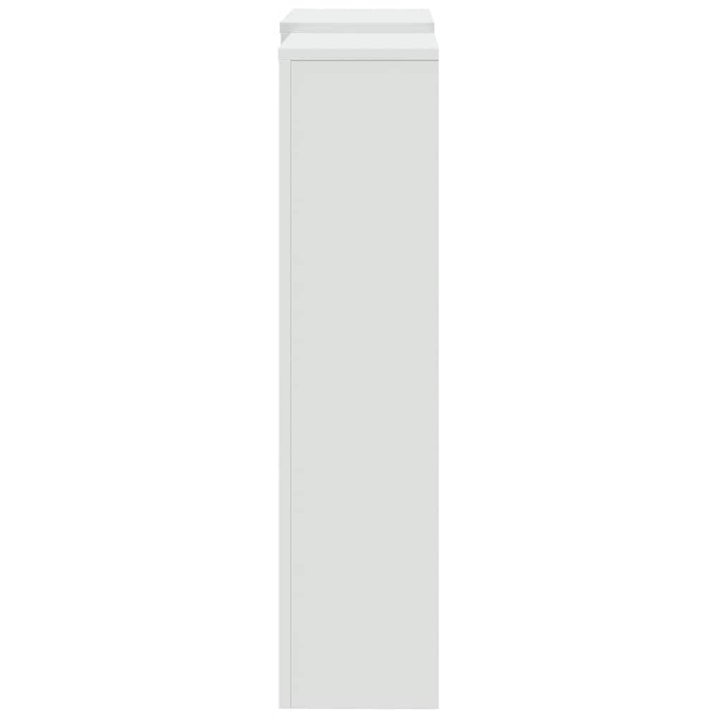Radiator Cover White 205 x 21.5 x 83.5 cm Engineered Wood