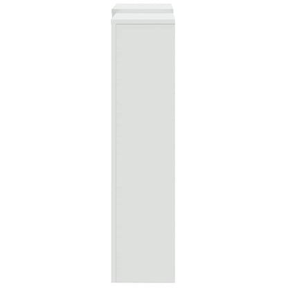 Radiator Cover White 205 x 21.5 x 83.5 cm Engineered Wood