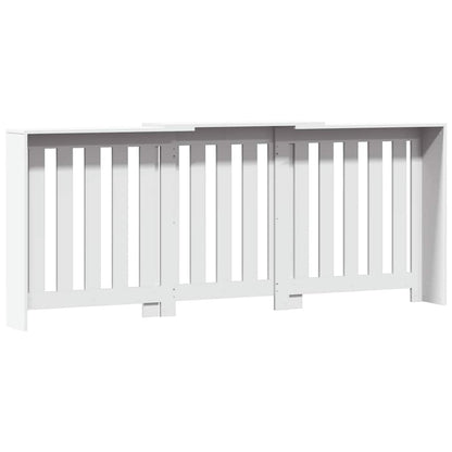 Radiator Cover White 205 x 21.5 x 83.5 cm Engineered Wood