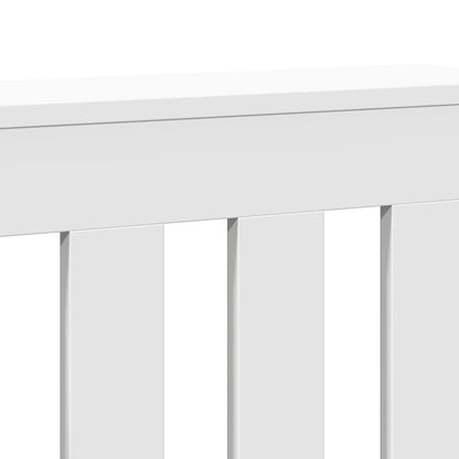 Radiator Cover White 205 x 21.5 x 83.5 cm Engineered Wood