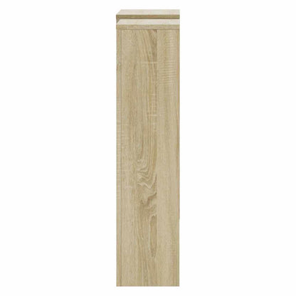 Radiator Cover Sonoma Oak 205 x 21.5 x 83.5 cm Engineered Wood