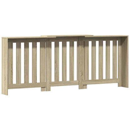 Radiator Cover Sonoma Oak 205 x 21.5 x 83.5 cm Engineered Wood