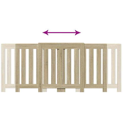 Radiator Cover Sonoma Oak 205 x 21.5 x 83.5 cm Engineered Wood