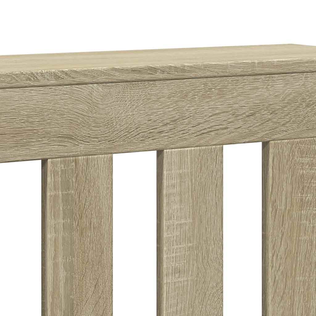 Radiator Cover Sonoma Oak 205 x 21.5 x 83.5 cm Engineered Wood