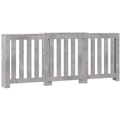 Radiator Cover Concrete Grey 205 x 21.5 x 83.5 cm