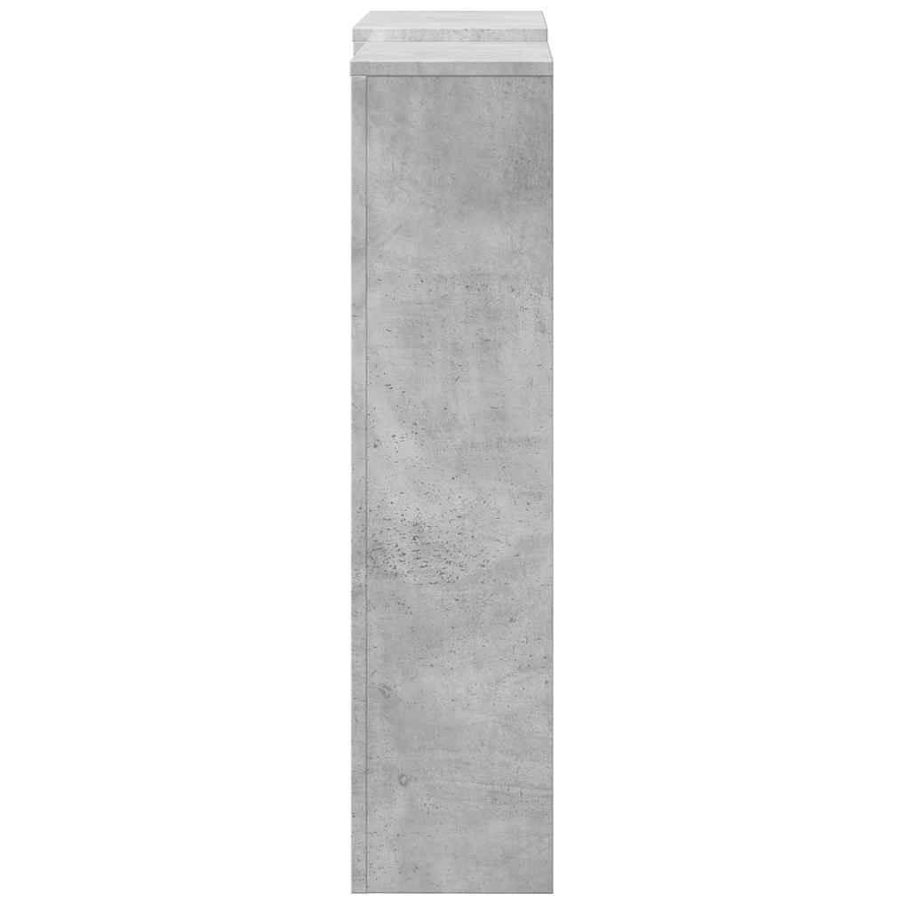Radiator Cover Concrete Grey 205 x 21.5 x 83.5 cm