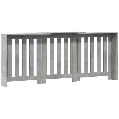 Radiator Cover Concrete Grey 205 x 21.5 x 83.5 cm