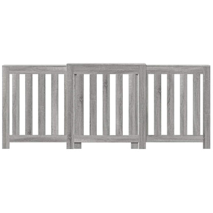 Radiator Cover Grey Sonoma 205 x 21.5 x 83.5 cm Engineered Wood