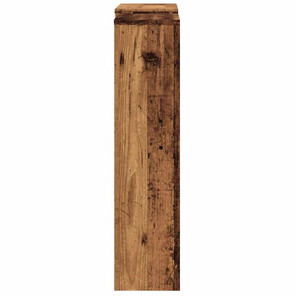 Radiator Cover Old Wood 205x21.5x83.5 cm Engineered Wood